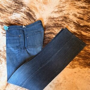 Haala Denim- Venice 28 x38 BootCut Women’s Jeans in Medium-Dark Blue